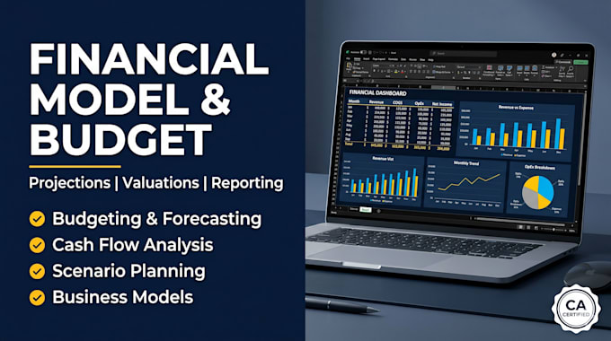 do financial modeling, budgeting, forecasting and projection in excel