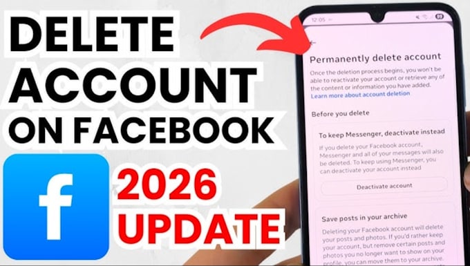delete tiktok, facebook, twitter, and instagram accounts securely