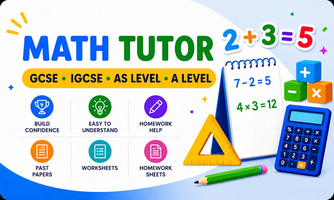 be your online gcse igcse cambridge  a level and as level math tutor