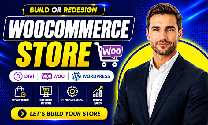 create woocommerce store, woocommerce website design or wordpress woocommerce