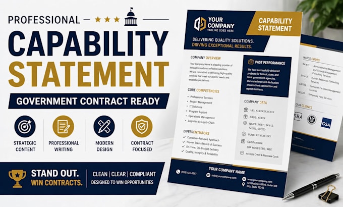 design professional capability statement in 2hrs
