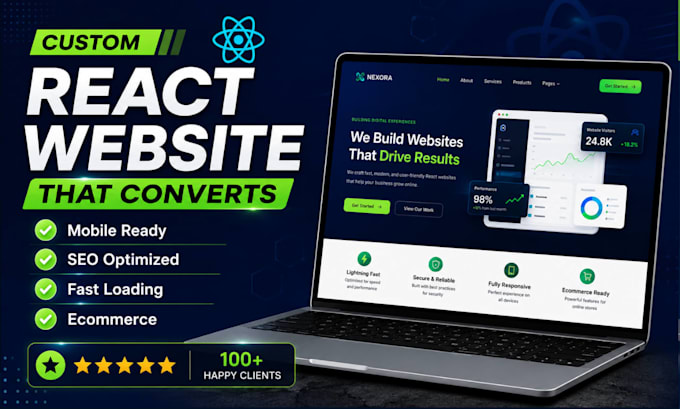 build a fullstack website with react, php and nodejs