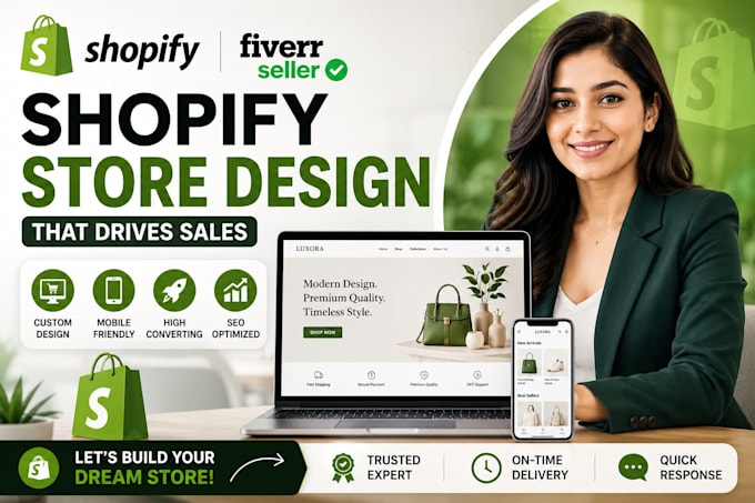 develop a professional shopify store for your business