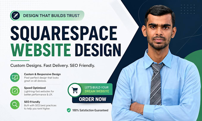 design, redesign and develop a squarespace website