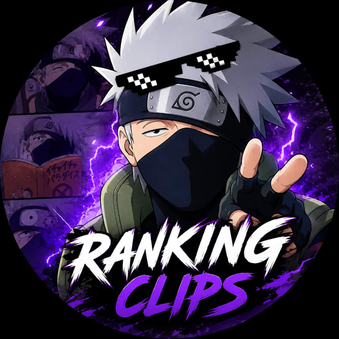 create a professional anime logo or thumbnail