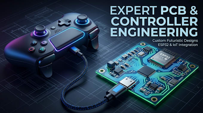 design advanced game controller pcb, ps5 embedded systems and firmware