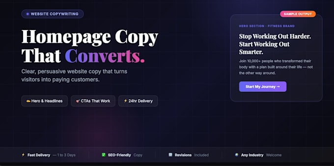 write homepage copy that turns visitors into buyers