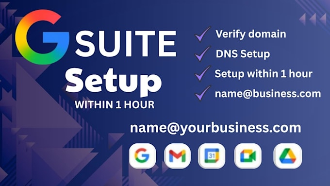 setup or fix g suite, google workspace, and email delivery
