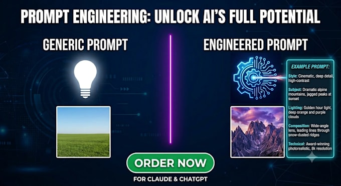 engineer custom ai prompts for chatgpt and claude ai