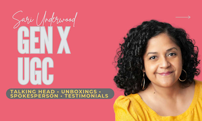 create genx female ugc video ads for your product or service