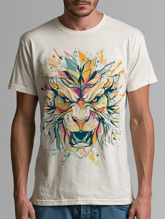 design premium custom tshirt for clothing and merch