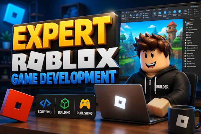 develop an advance roblox simulator, create obby, tycoon, rng anime game