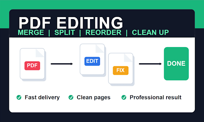 edit, merge, split and organize your PDF files