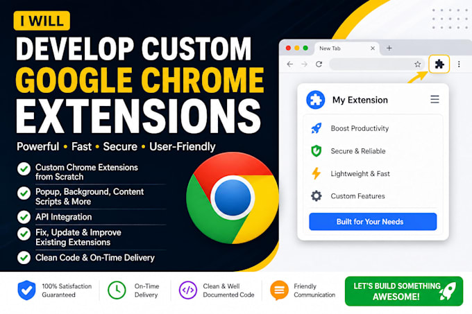 develop custom google chrome extensions