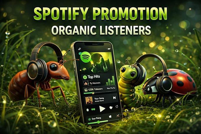 boost your spotify streams with organic promotion and real listeners