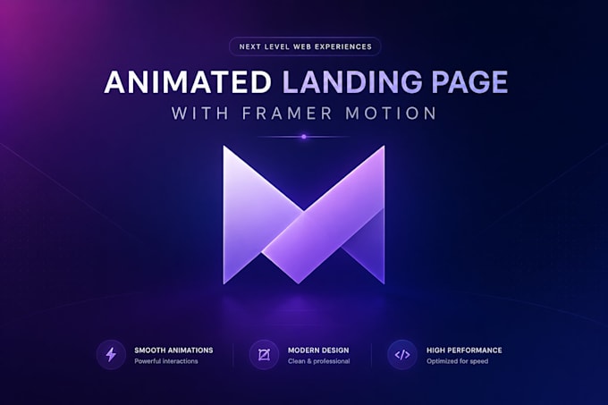 build animated landing pages with nextjs and framer motion