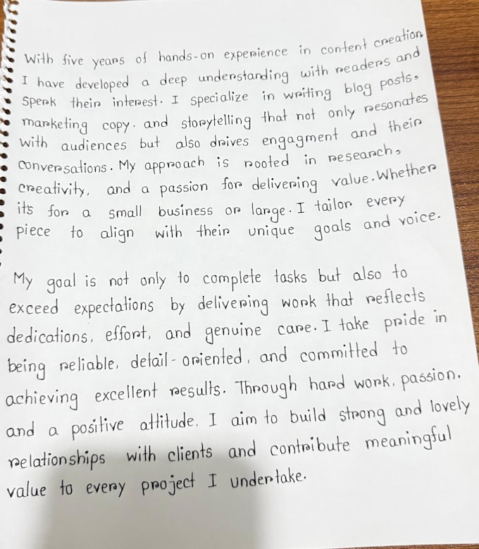 write neat english and bangla handwriting