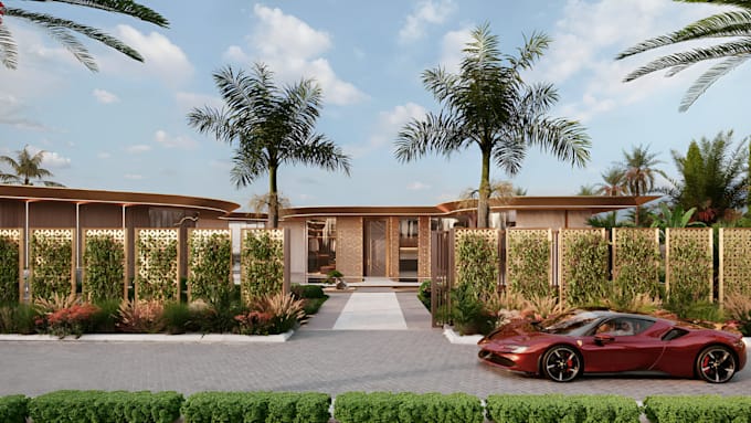 design luxury villa, mansion, and condo visualization