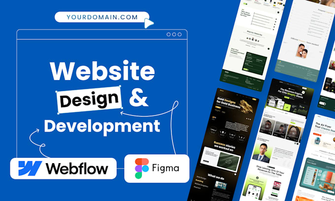 design, develop webflow website, figma to webflow, prototype