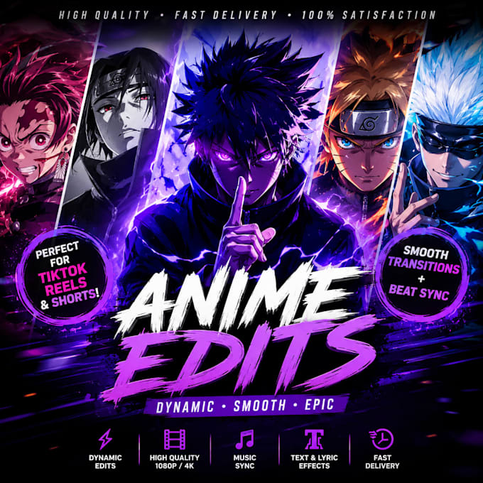 make an dynamic anime edit