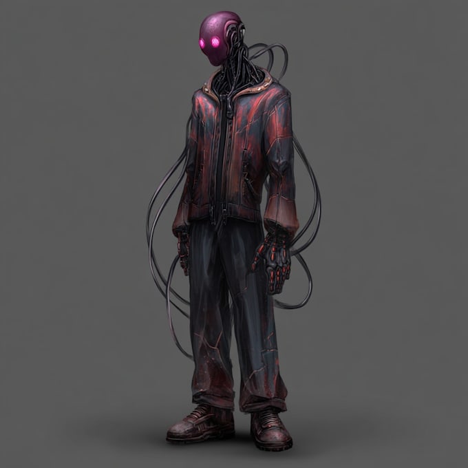 do sci fi horror and fantasy scene concept art illustrations
