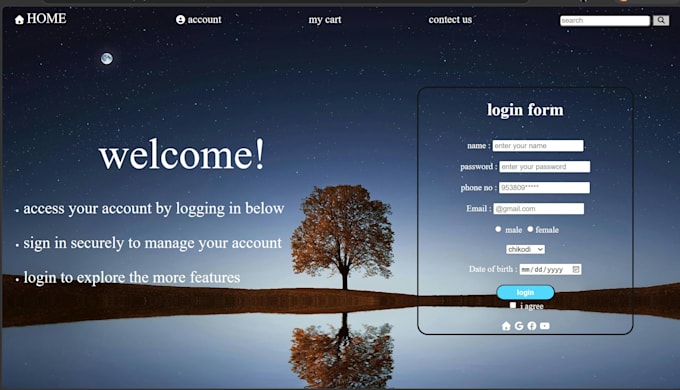 A modern responsive website for your business by Praveen_khot | Fiverr