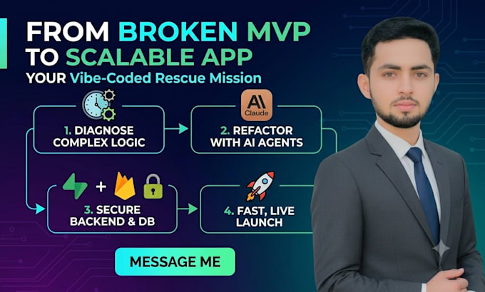 fix bugs, refactor and deploy your lovable, bolt or vibe coded app