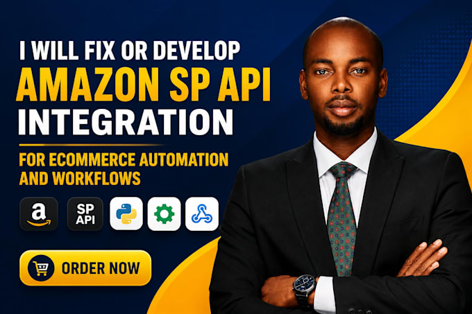 fix or develop amazon sp API integration for ecommerce automation and workflows