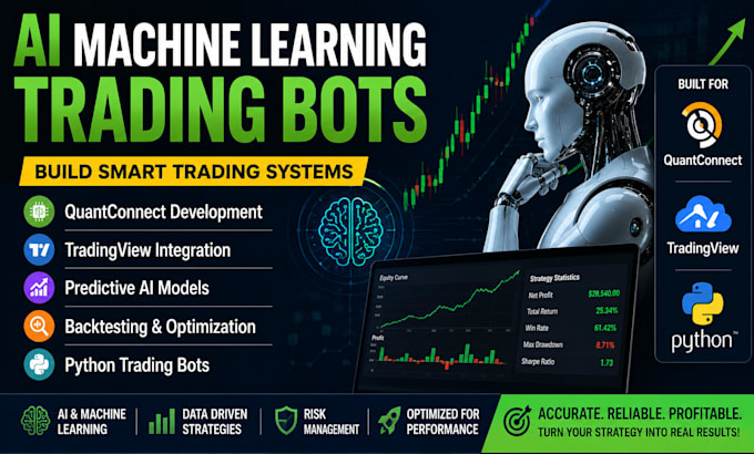 build ai machine learning trading bots for quantconnect tradingview