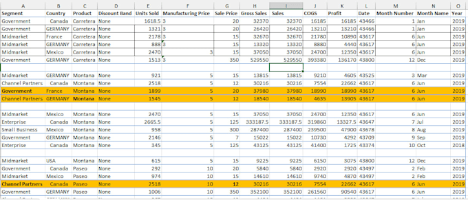 clean up and organize your messy excel or google sheets data