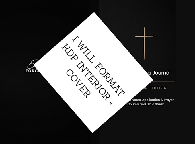 format KDP interior and book cover with spine for amazon