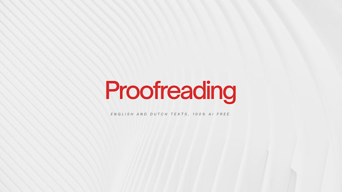 proofread your english or dutch text or essay
