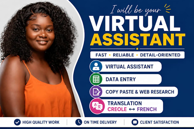 be your virtual assistant for data entry and online tasks