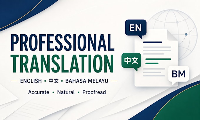 accurately translate english, chinese, and malay