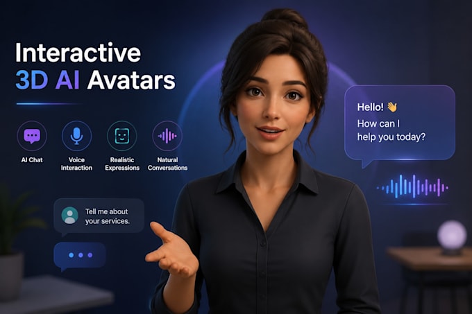 build interactive 3d ai avatars