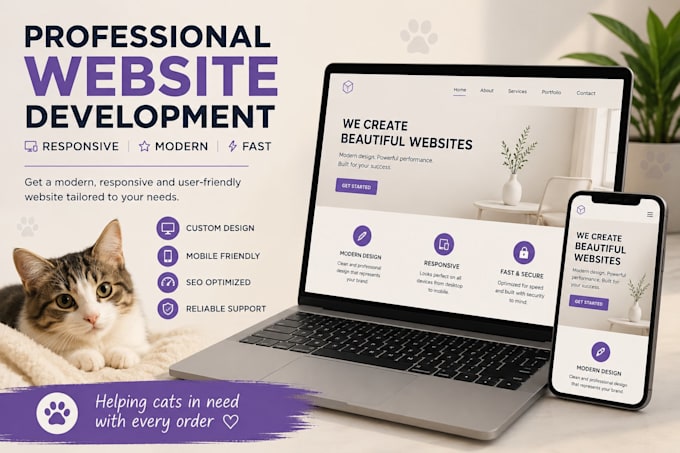build a professional charity website to help animals in need