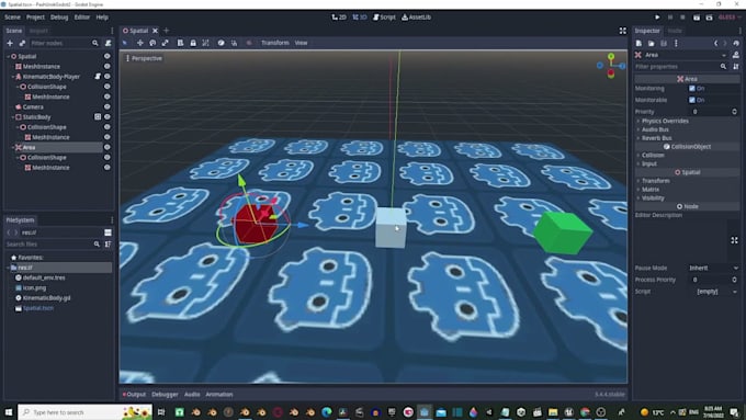 create custom gameplay mechanics and systems in godot