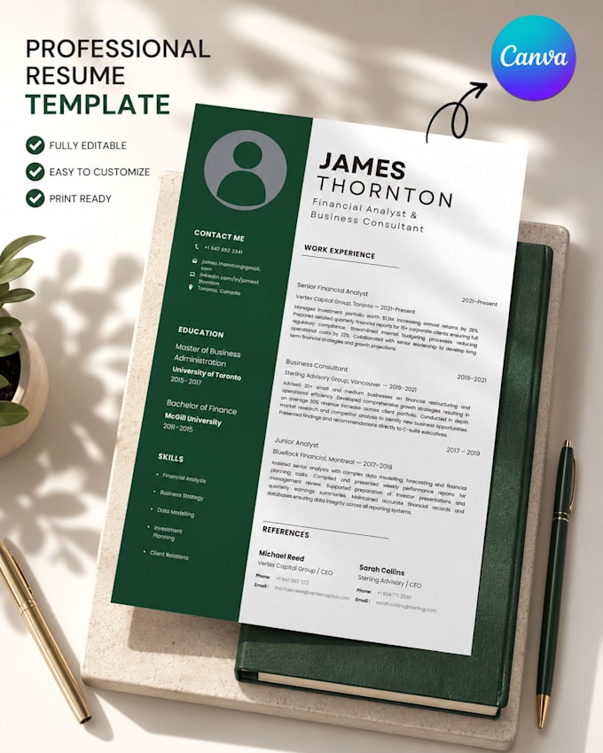 write and design modern ats resume design for IT, healthcare, rush, engineering