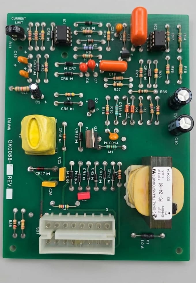 an industrial scr rectifier pcb with kicad