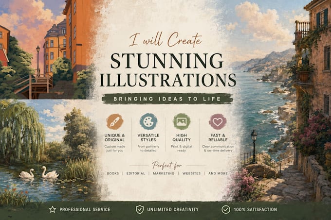 create custom book illustration and ebook design