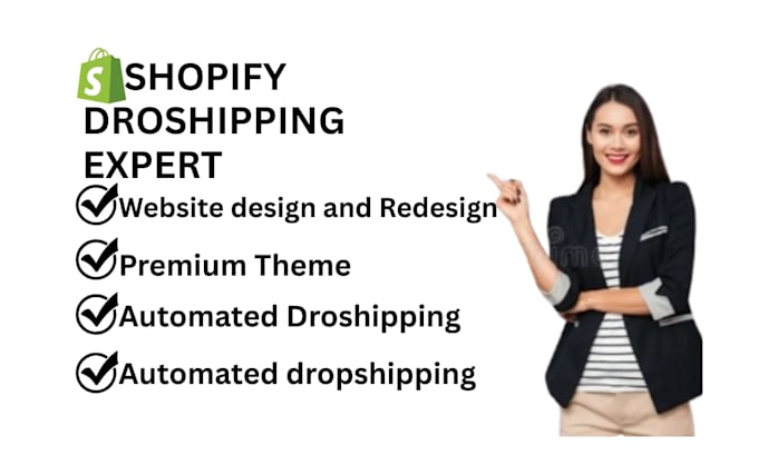 build a professional shopify droshipping store