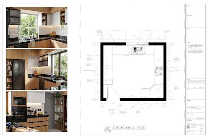 make interior shop drawings, sections and elevations in autocad
