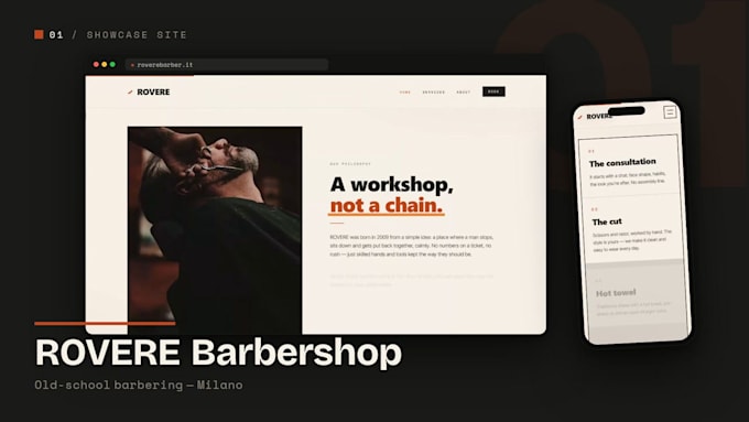 design a modern animated react website