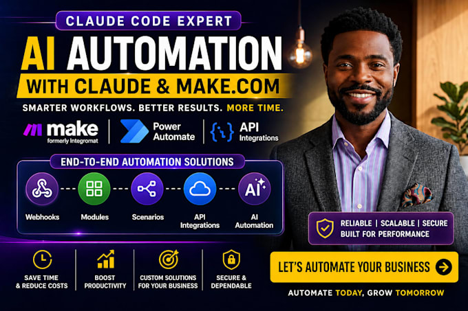 build claude cowork claude automation developer claude code make com automation