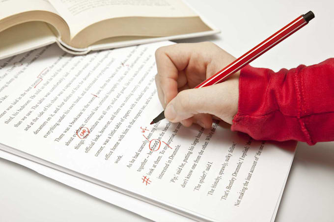 proofread and edit any book, work of fiction or document