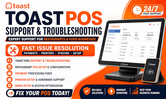 fix toast pos support troubleshooting restaurant pos setup