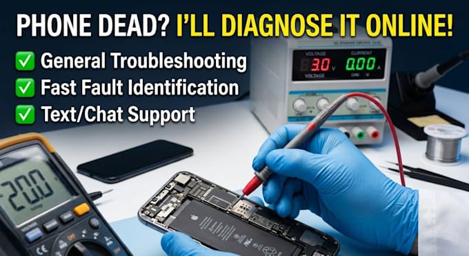 troubleshoot and provide mobile phone repair solutions