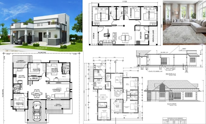 draw architectural floor plans, permit drawing, site plans and construction docs