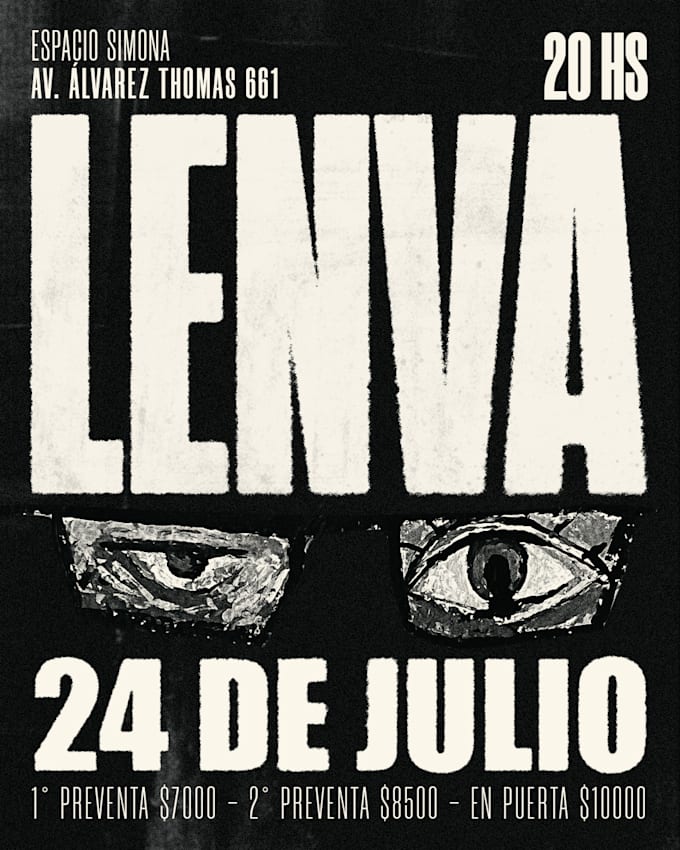 design a flyer for a show