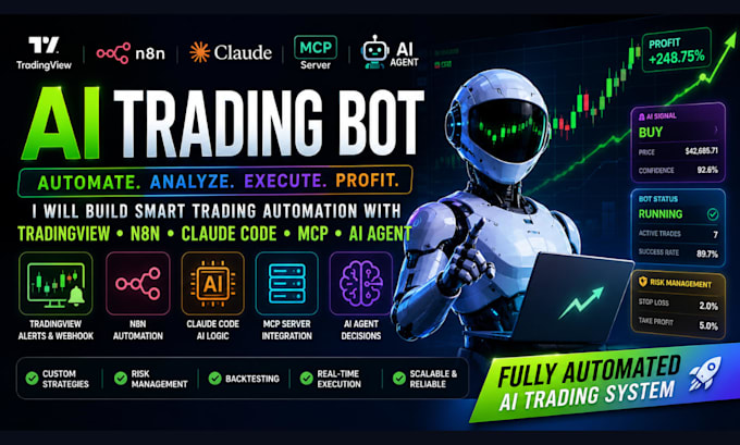 automate ai trading  bot with trading view n8n claude code mcp